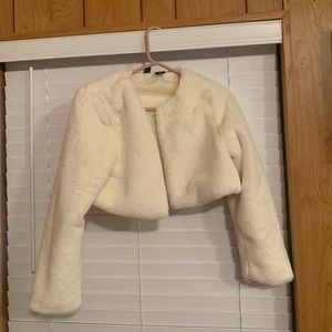 Faux fur coat